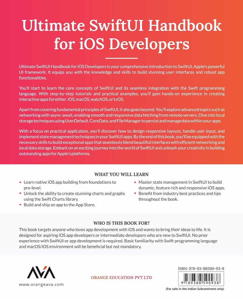 Ultimate SwiftUI Handbook for iOS Developers: A complete guide to native app development for iOS, macOS, watchOS, tvOS, and visionOS (English Edition) - Image 2