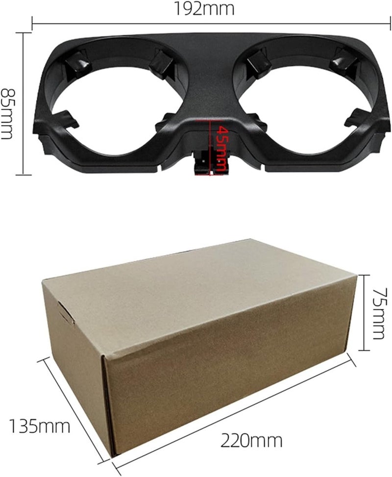 QASULER Car Cup Holder Organizer for BMW - Image 2