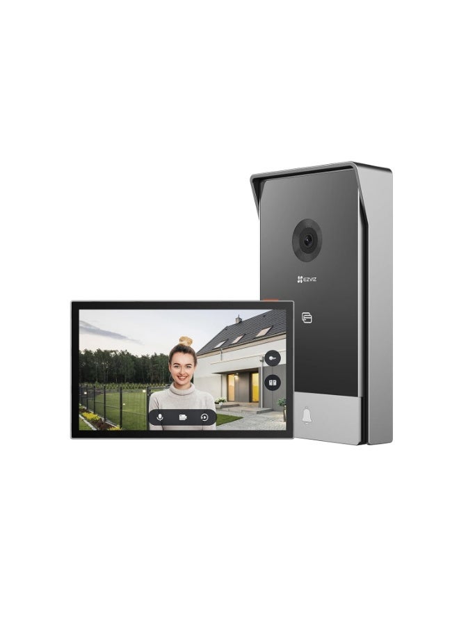 EZVIZ HP5 WiFi Video Intercom System 1080P 7" Color Touch Monitor 2 Wire Video Doorbell Remote Unlock Two-Way Audio Night Vision Slim Design - Image 1