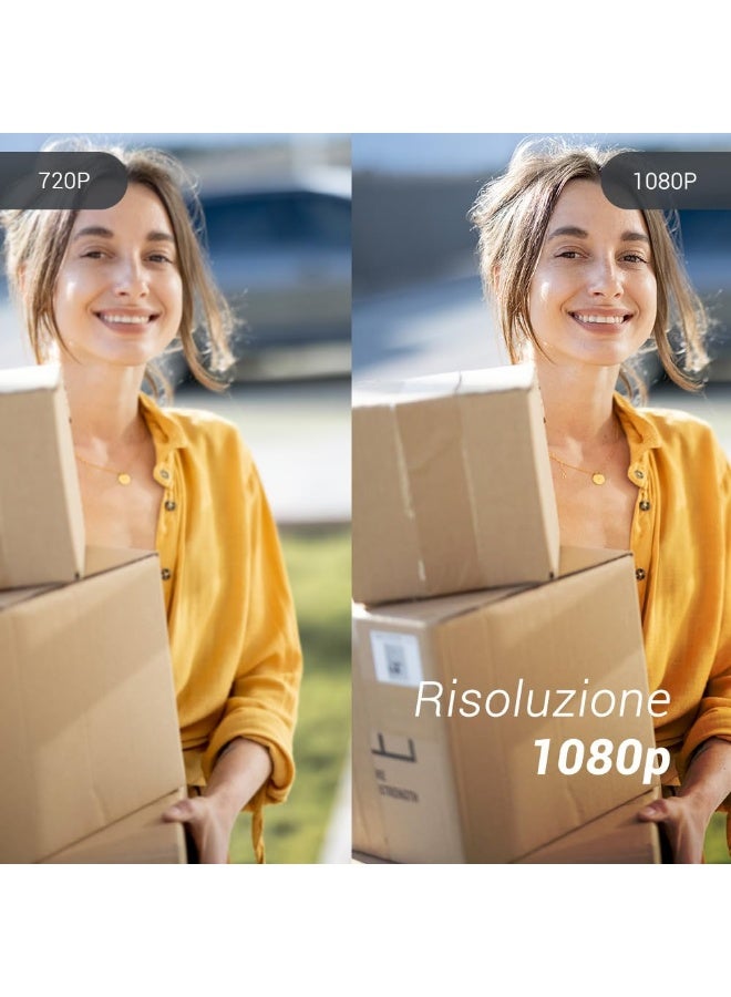 EZVIZ HP5 WiFi Video Intercom System 1080P 7" Color Touch Monitor 2 Wire Video Doorbell Remote Unlock Two-Way Audio Night Vision Slim Design - Image 3