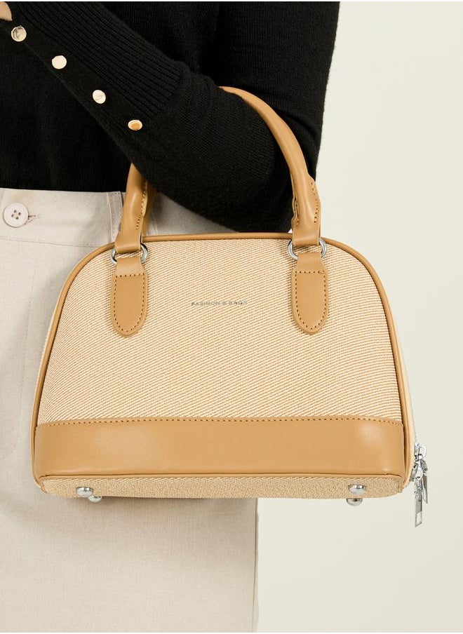 Styli Zip-Around Handbag with Top Handle and Adjustable Strap  - Image 3