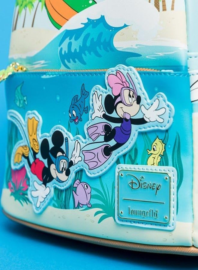 Loungefly Mickey Mouse and Friends Beach Day Mini Backpack - Image 5