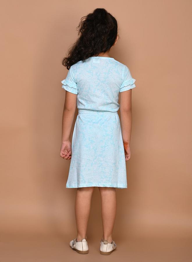 ليل بيكس فستان كاجوال مطبع بالكامل - Image 1