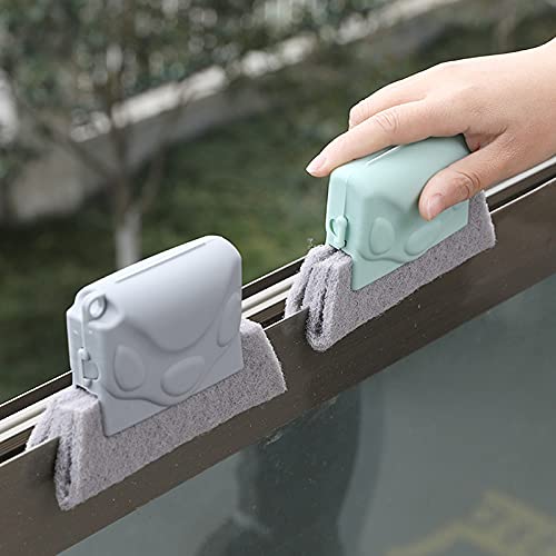 NGEL Window Groove Frame Cleaning Brush, Window Groove Cleaner, Hand-held Crevice Corner Cleaning Tool, Dust Cleaner Tool for All Corners and Edges(Multicolor) (2) - Image 1