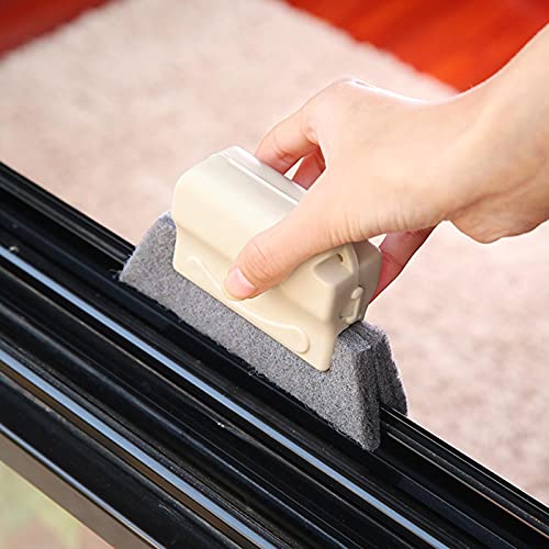 NGEL Window Groove Frame Cleaning Brush, Window Groove Cleaner, Hand-held Crevice Corner Cleaning Tool, Dust Cleaner Tool for All Corners and Edges(Multicolor) (2) - Image 4