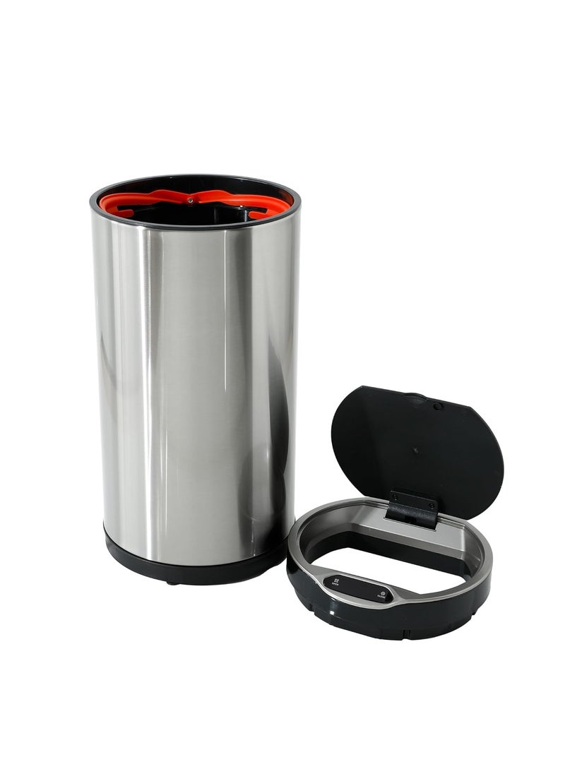 Urbane Home Urbane Home 20L Stainless Steel Automatic Touchless Motion Sensor Dustbin Quick Open Soft Close Lid Garbage Bin for Kitchen Bathroom Indoor Outdoor Trash Can  - Image 2