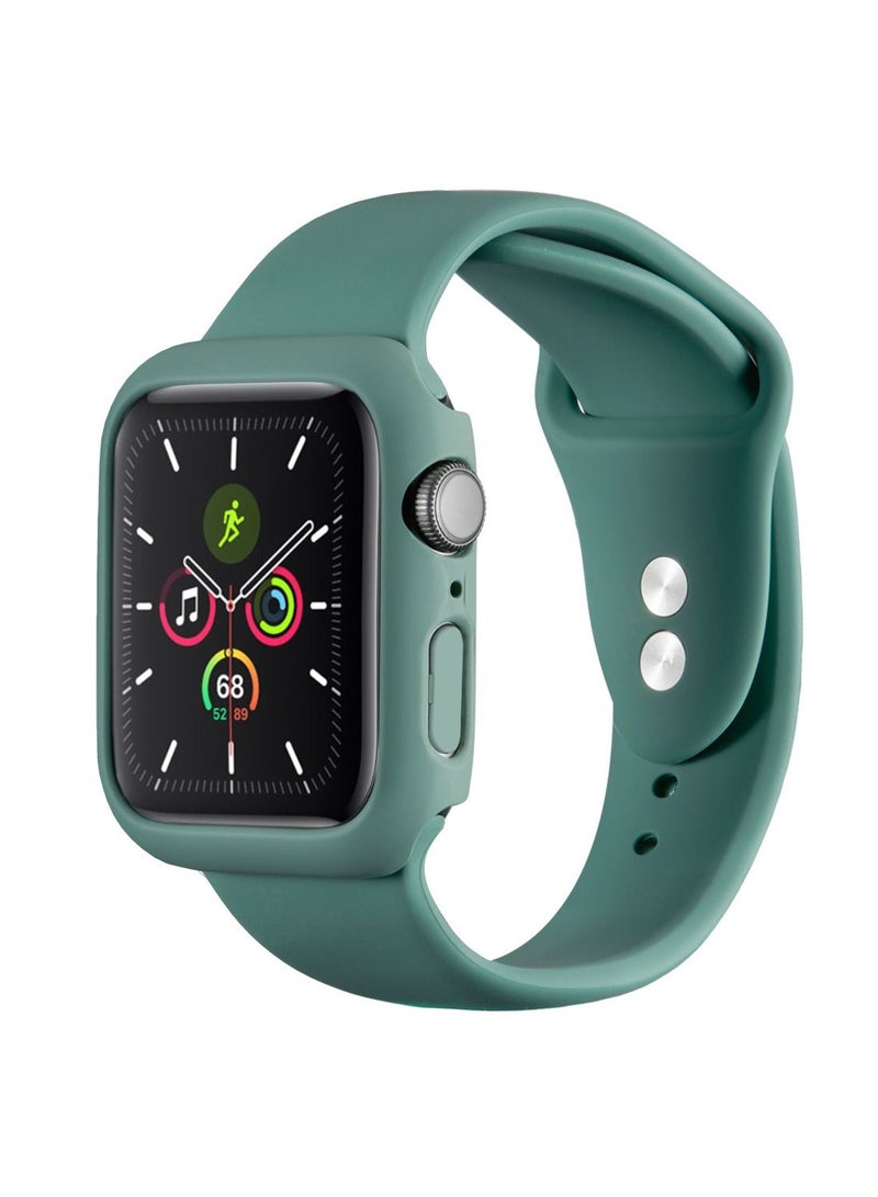 GULFLINK سوار سيليكون لساعة Apple iWatch 7 مقاس 45 مم - Image 4