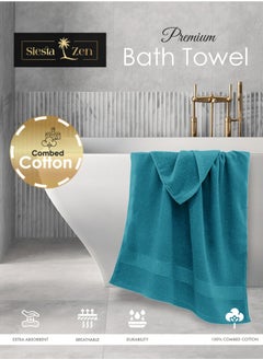 Siesta Zen Jumbo Bath Sheet 600GSM Hotel Spa Towel Extra Large 90x180cm (35x70 inches) Ultra Soft & highly Absorbent, Durable, Quick Dry Thick Super Soft Luxury Hotel Quality (Gift Pack)  - Image 4