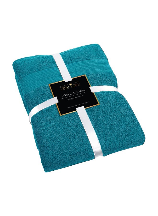 Siesta Zen Jumbo Bath Sheet 600GSM Hotel Spa Towel Extra Large 90x180cm (35x70 inches) Ultra Soft & highly Absorbent, Durable, Quick Dry Thick Super Soft Luxury Hotel Quality (Gift Pack)