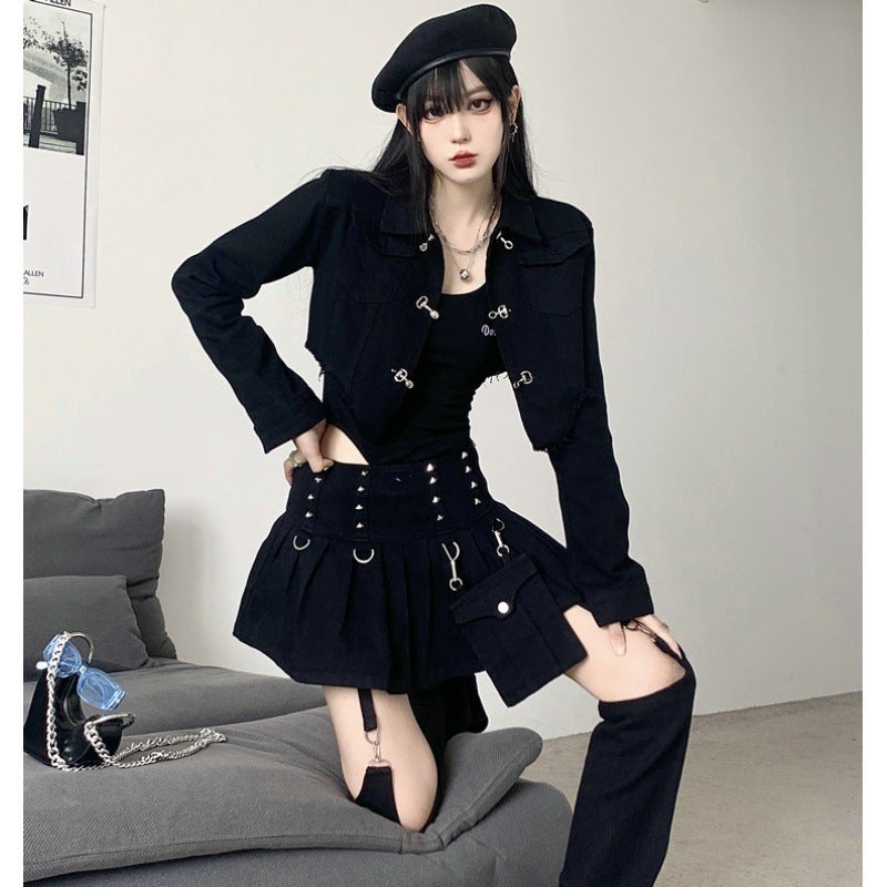 2023 Spring Denim Jacket Retro Style for Women Denim jacket  - Image 2