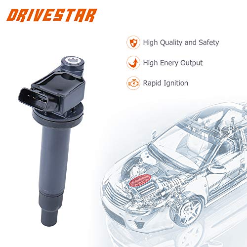 DRIVESTAR درايفستار UF267 C1175 حزمة ملف الإشعال 3.0L V6 متوافقة مع تويوتا كامري 2000 2001 2002 2003 2004 2005 2006 هايلاندر أفالون سيينا لكزس ES300 RX300 - Image 4
