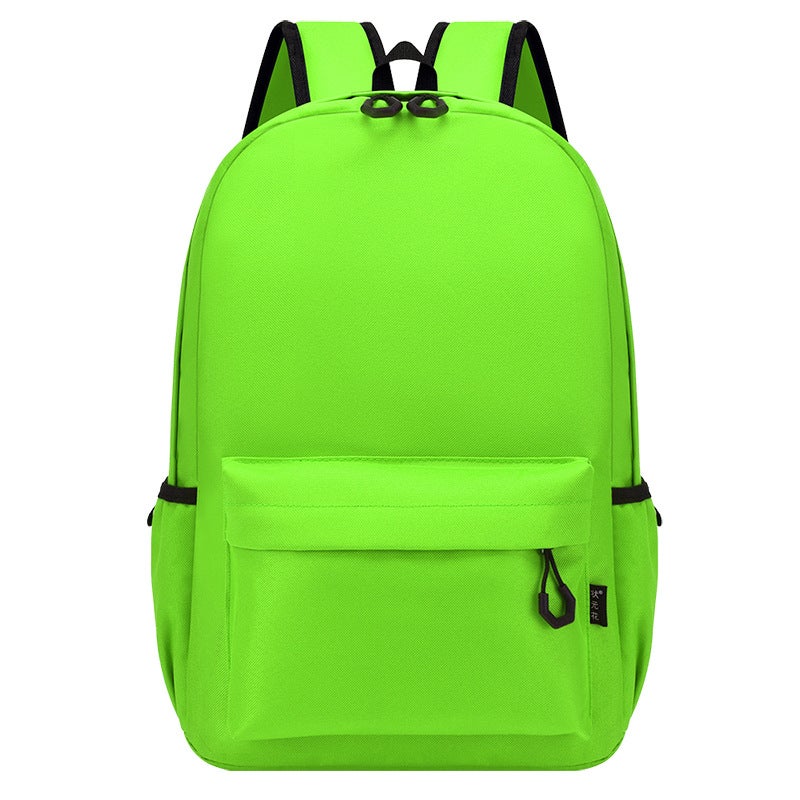 Custom Logo Kids School Backpack Fruit Green 