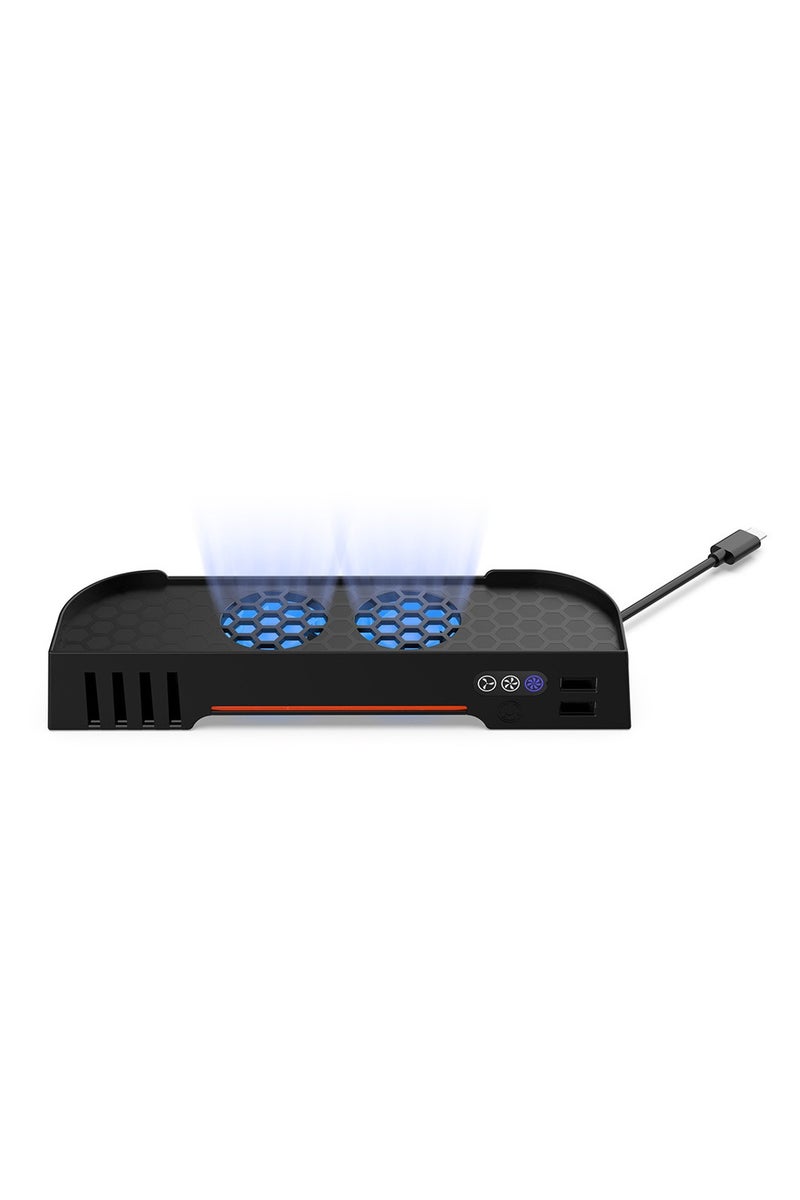 Switch2 Console Cooling Fan NS2 Console Cooling Cooler can store game cards with RGB lights - Image 1