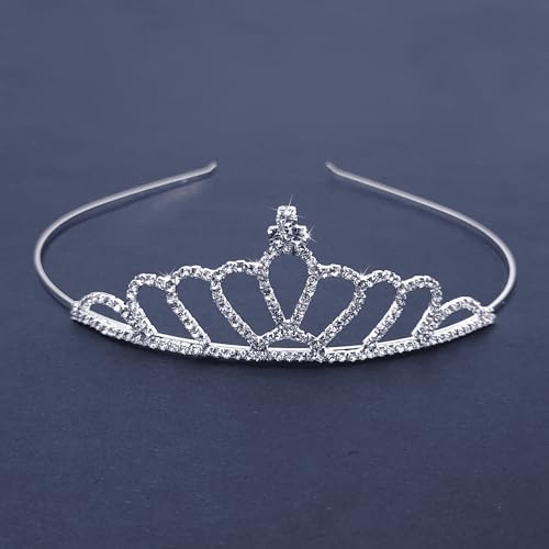 Curated Cart Queen Crown and Black Satin Birthday Girl Sash Set - Elegant Silver Tiara with Birthday Girl Sash for Women and Girls, Perfect for Parties, Pageants, and Special Occasions - Image 3