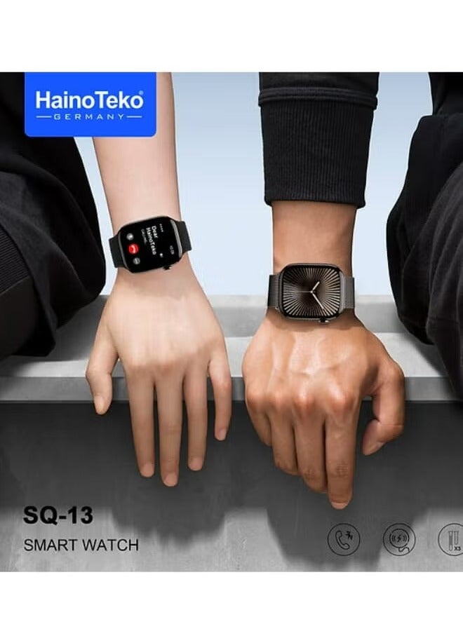 Haino Teko Haino Teko SQ13 Smart Watch With 3 Pairs Strap Black - Image 3