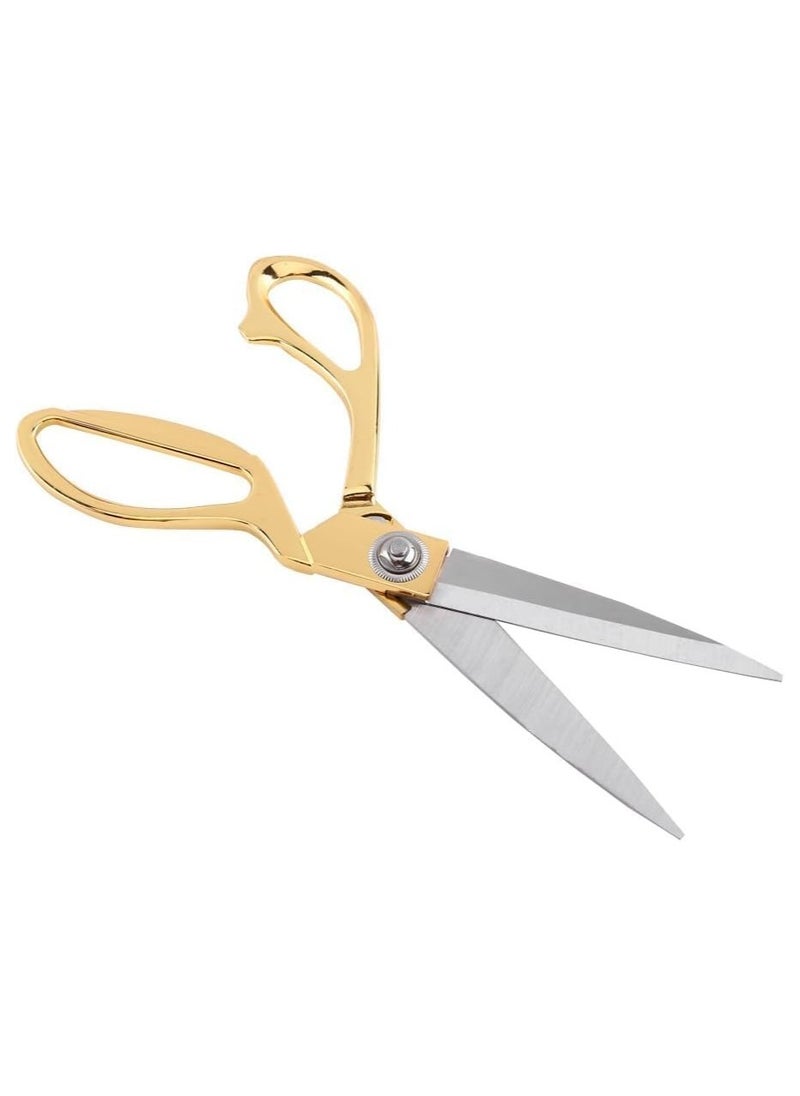 HAVEN Professional 10.5-Inch Tailor Scissors – Heavy-Duty Gold Stainless Steel Fabric Shears for Sewing, Dressmaking & Craft Cutting  - Image 4