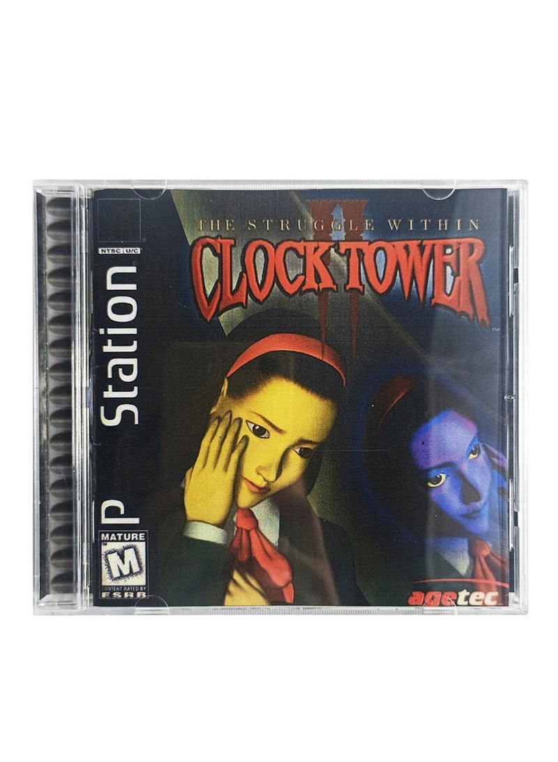 general PS1 Game Disc Case Clock Tower Station1 Retro Optical Drive Video Game Parts - Image 1