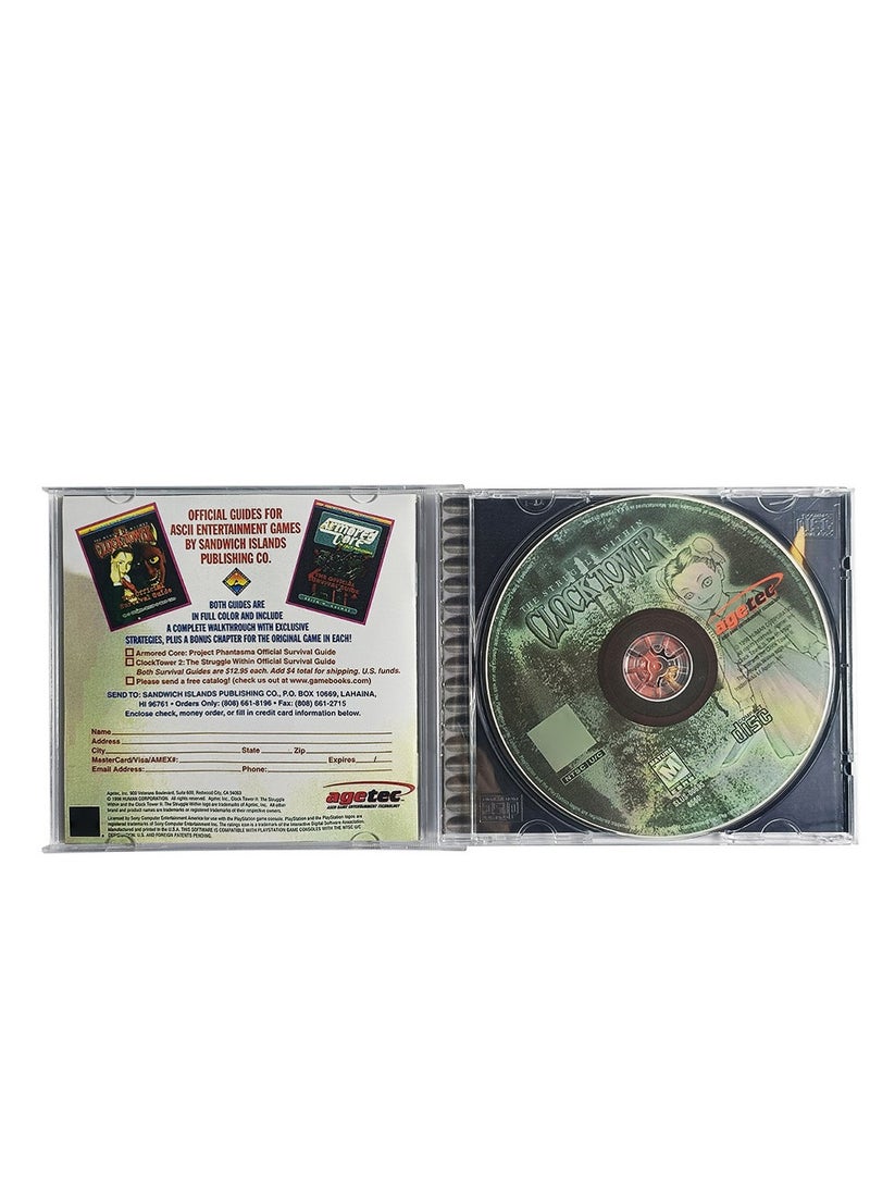 general PS1 Game Disc Case Clock Tower Station1 Retro Optical Drive Video Game Parts - Image 2