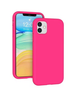Flexible Protective silicone iPhone 11 Case Bright Neon Pink