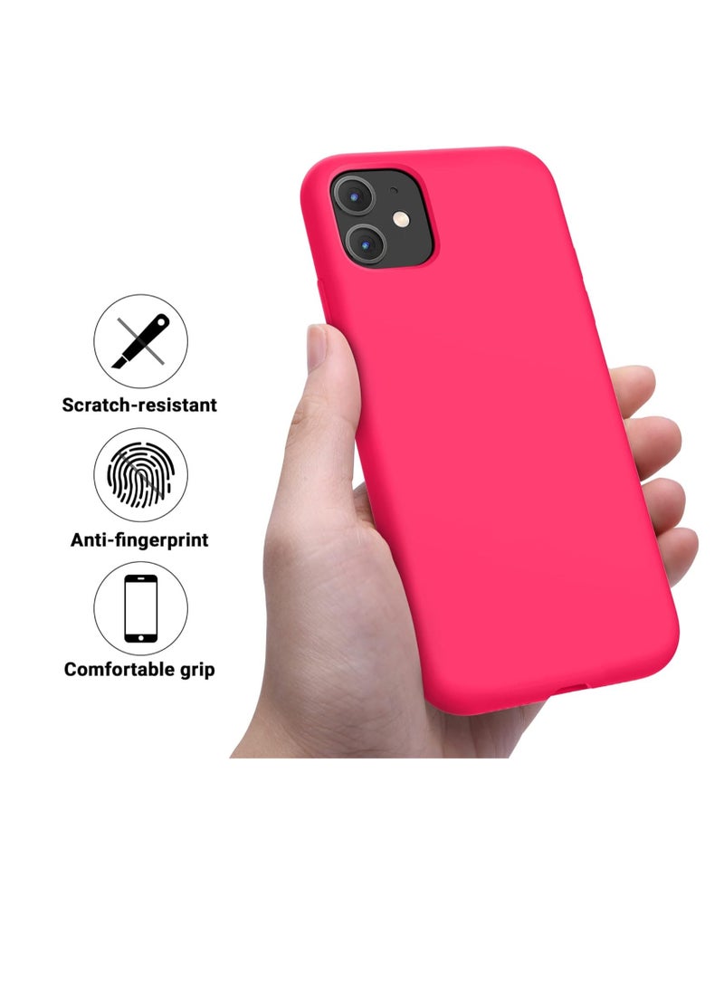 Generic - Flexible Protective silicone iPhone 11 Case Bright Neon Pink - Image 1