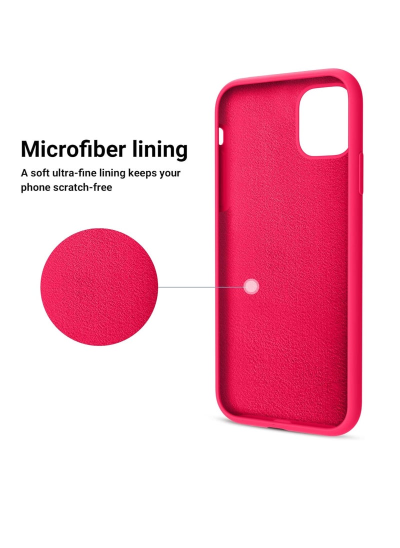 Generic - Flexible Protective silicone iPhone 11 Case Bright Neon Pink - Image 1