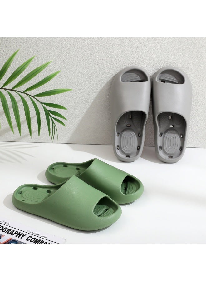 GUOLUOFEI Shower Shoes for Women and Men Massage Slide Sandals Soft Cushioned Anti-Slip Pool Slides Comfort Quick Drying with Drain Holes Bathroom Slippers - Image 2