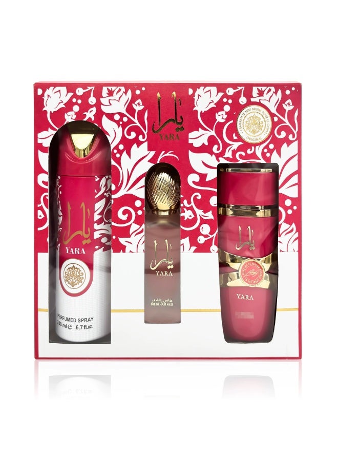 Lattafa Yara 3-piece Gift Set - Image 1