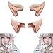 HOMEYA Elf Ears Halloween Cosplay Costumes Pointed Prosthetic Ear Tips Christmas Cosplay Gift for Women Kids Teens Men 2 Pairs - Image 3
