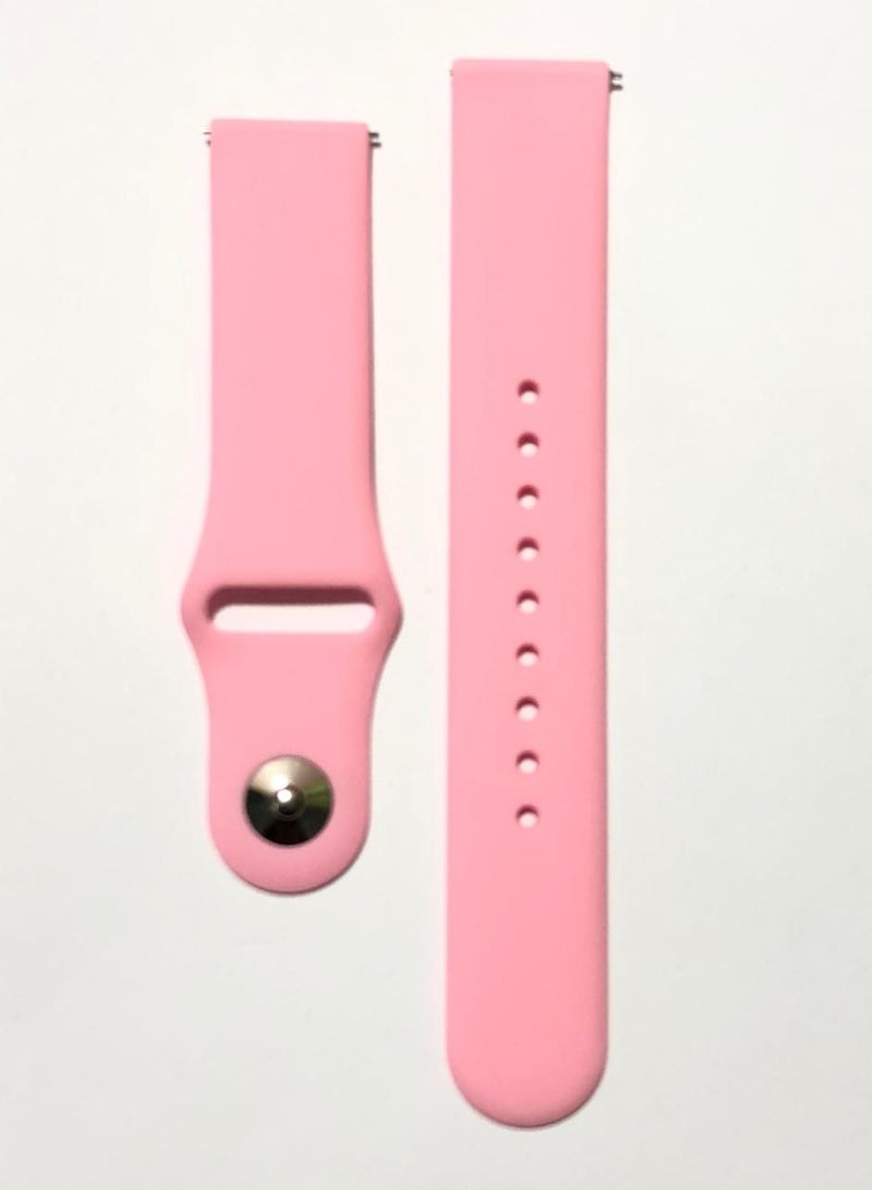 حزام سيليكون مقاس 22 مم متوافق مع حزام 22 مم متوافق مع ساعة Xiaomi Redmi Watch 5 Active/Redmi Watch 5 Lite، - (حزام فقط) أحزمة سوار ذكية.. وردي - Image 2