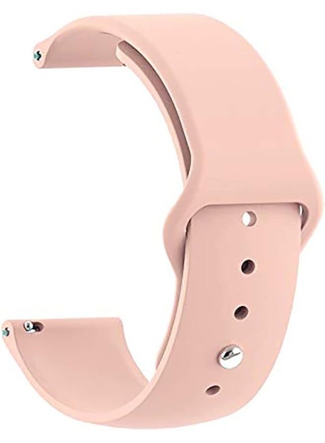 حزام سيليكون مقاس 22 مم متوافق مع حزام 22 مم متوافق مع ساعة Xiaomi Redmi Watch 5 Active/Redmi Watch 5 Lite، - (حزام فقط) أحزمة سوار ذكية.. وردي - Image 1