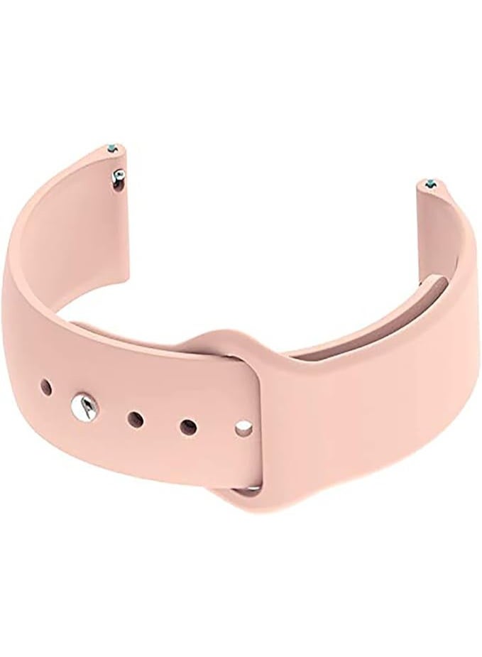 حزام سيليكون مقاس 22 مم متوافق مع حزام 22 مم متوافق مع ساعة Xiaomi Redmi Watch 5 Active/Redmi Watch 5 Lite، - (حزام فقط) أحزمة سوار ذكية.. وردي - Image 2