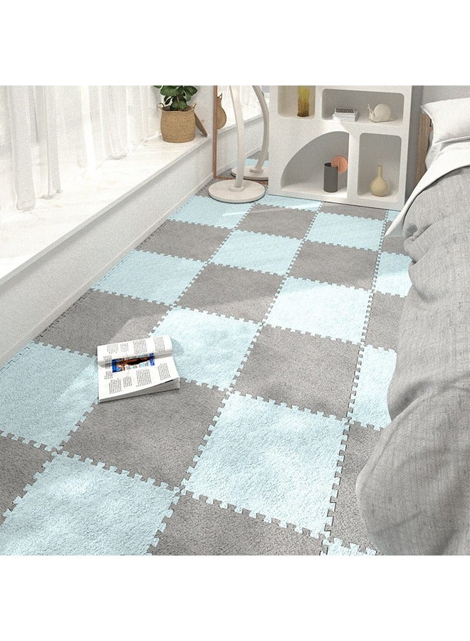 إن كي أكس 10 قطع سجادة أرضية مغسولة لغرفة النوم بجانب السرير مقاس 30*30 سم - Image 1