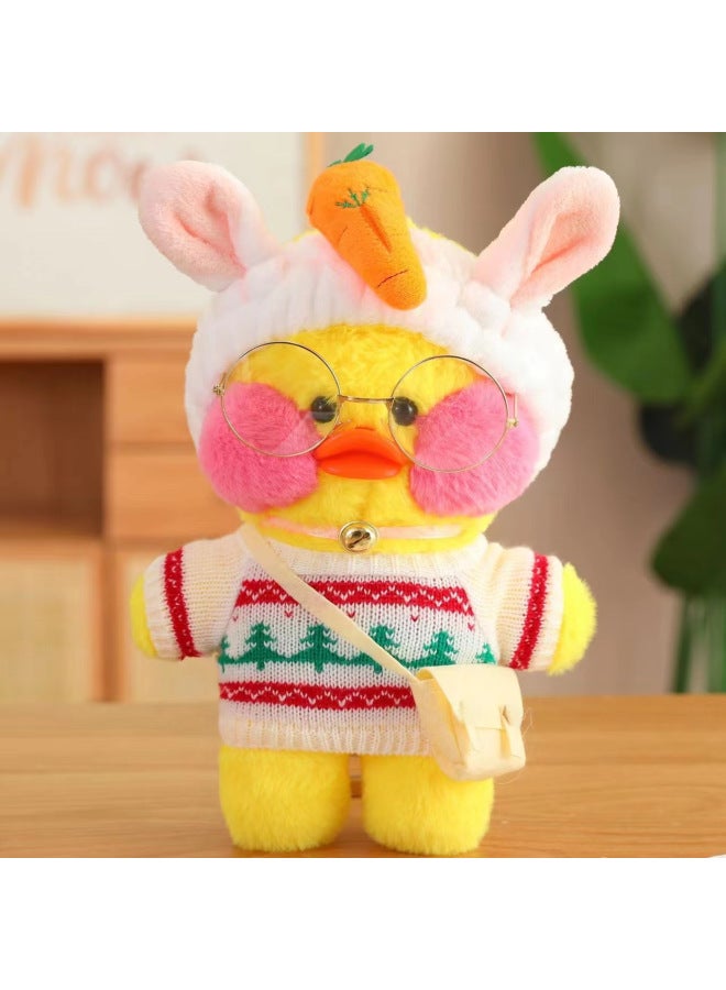 Plush Dolls Toys Figurines A Variety Styles Themes For Children's Playtime Fun-Color:Pink Duck Sun Pollen Bear-Height:30cm - Image 3