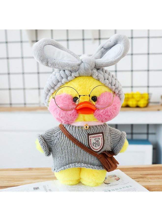 Plush Dolls Toys Figurines A Variety Styles Themes For Children's Playtime Fun-Color:Pink Duck Sun Pollen Bear-Height:30cm - Image 2