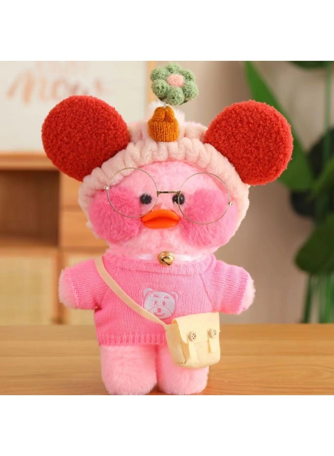 Plush Dolls Toys Figurines A Variety Styles Themes For Children's Playtime Fun-Color:Pink Duck Sun Pollen Bear-Height:30cm - Image 1