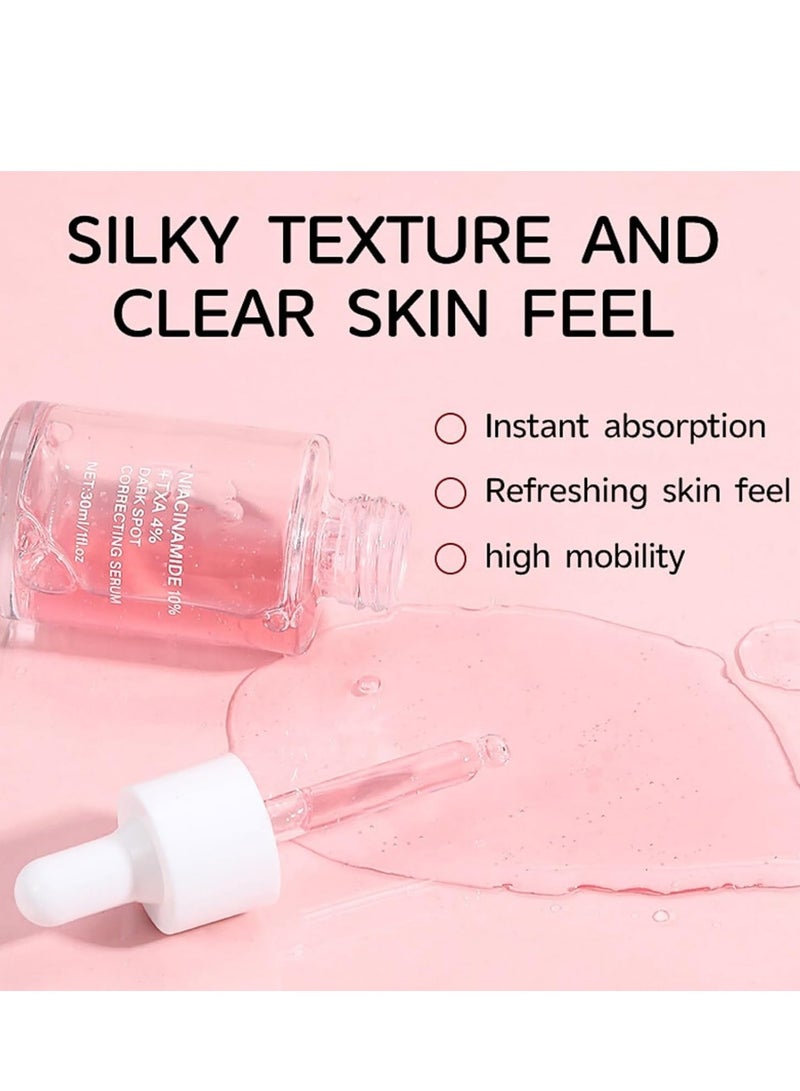 MOIKA Dark Spot Correcting Serum, 10% Niacinamide+ 4% Tranexamic Acid Face Serum, Post-Acne Marks, Hyperpigmentation, Even Skin Tone, 30ml - Image 5