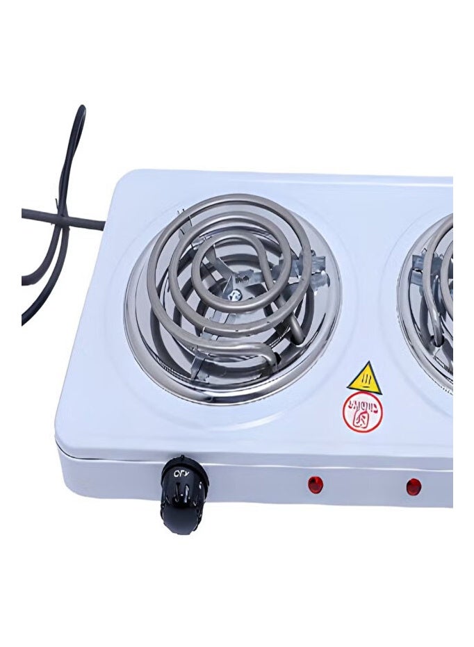 Twomax TM-397 Twomax 2000W Dual Burner Electric Hob with Temperature Control - Image 3