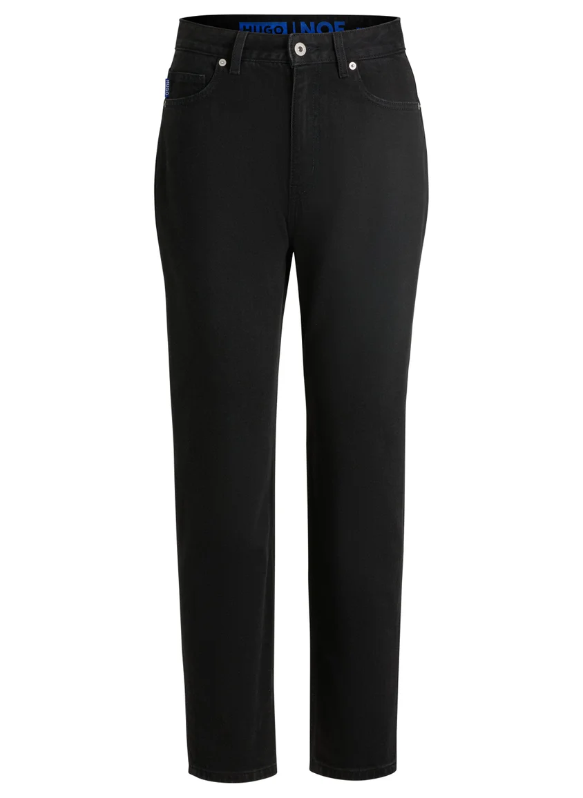 HUGO Mom jeans in black stretch denim