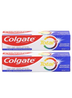 Pack Of 2 Colgate Toothpaste Total Advanced Whitening 100 ml