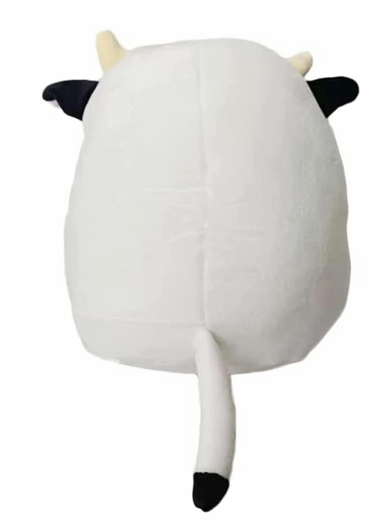 Cute Black Cow Plush Pillow for Kids, Soft Stuffed Animal Cushion, Kawaii Cow Plushie, Perfect Gift for Cow Lovers  - Image 2