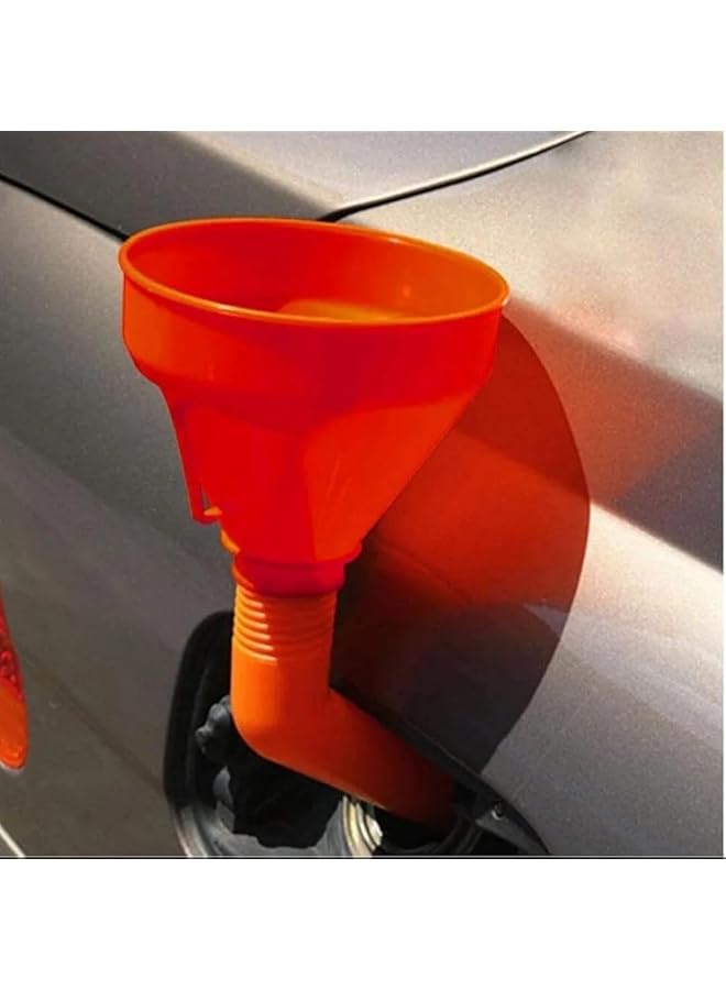 Plastic Gasoline Filling Funnel With Removable Hose Suitable For Automotive Oil, Petrol, Diesel And Household Use. - Image 1