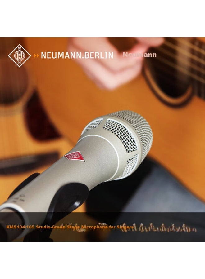 Neumann Kms105 Professional Wired Condenser Handheld Microphone For Live Broadcasting, Singers, Stage Performances, Home Use - Imported From Germany, Super Cardioid Noise Reduction - Image 1