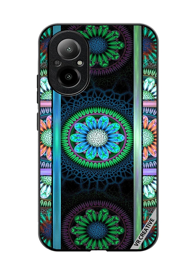 VR CREATIVE Protective Case Cover For Realme C67 4G Flower Design Multicolour - Image 1