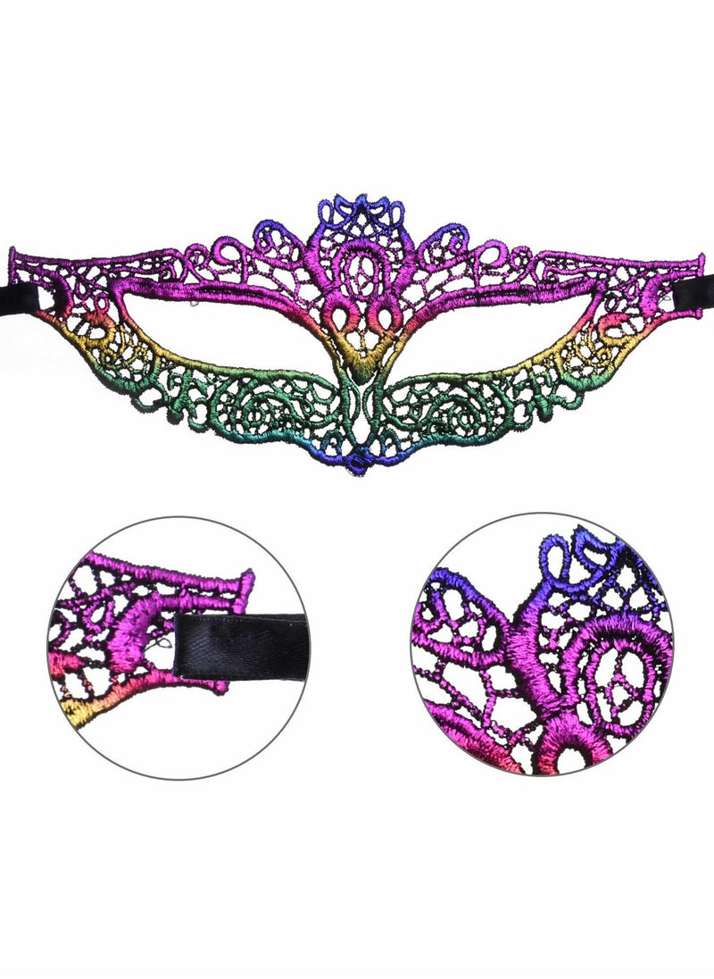 SYOSI Masquerade Masks Bulk Lace Mask, 20 Pieces Women Venetian Mask for Party Ball  - Image 2