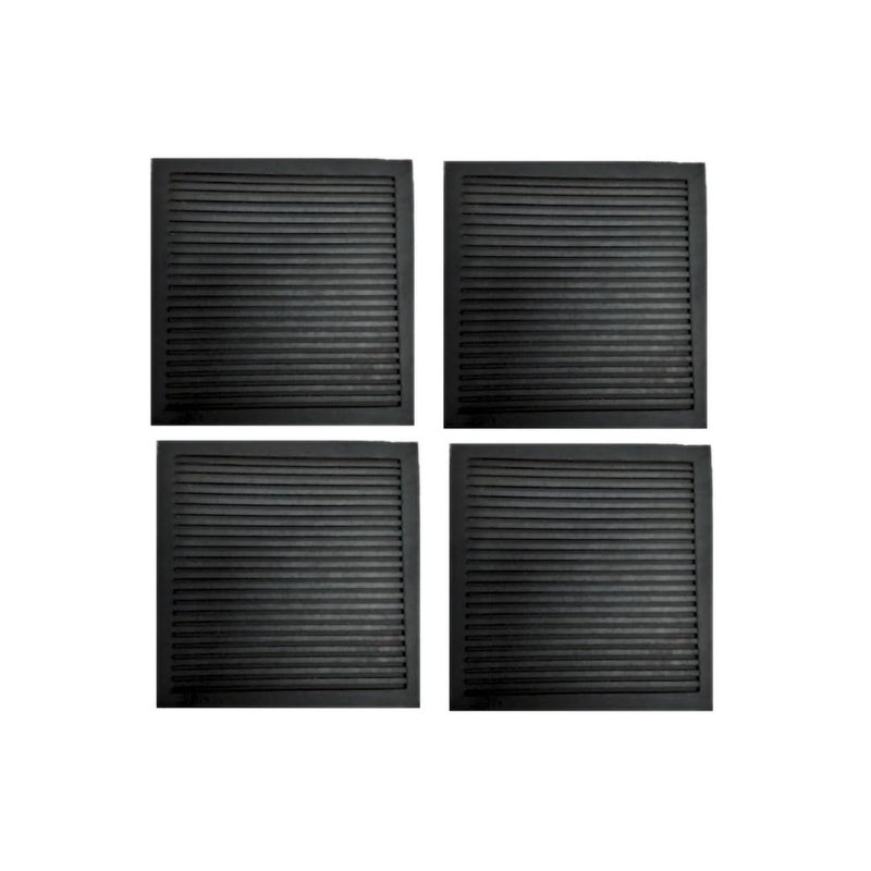 CRAFTSFY Rubber AntiVibration Pads Reduce Noise and Protect Floors 6 inch x 6 inch x 1 inch Thickness Furniture and Washing Machine Pads for Water Pump Base Pads 6X1 INCH 4PC - Image 3