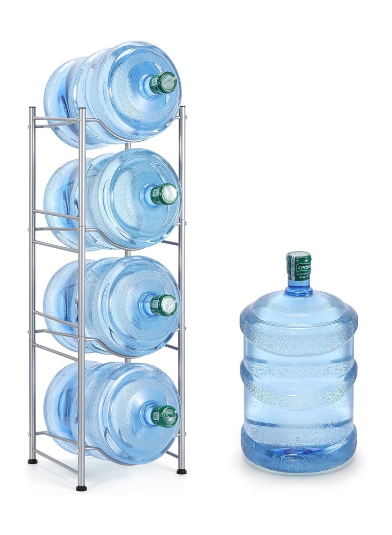 4-Tier Bucket Water Storage Rack 5 Gallon Water Bottle Holder Easy to Assemble for Home Kitchen Office  - Image 2