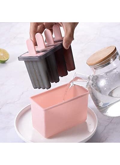 SNAPCOM - SNAPCOM New Ice Candy Maker Reusable Ice Cream Mold Popsicle Frozen Ice Cream Mould Kulfi Candy Ice Lolly Mould Ice Pop Makers Reusable Ice Cream Mold DIY Popsicle Tray Holder 1 Pack - Image 1