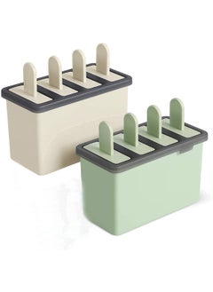 SNAPCOM New Ice Candy Maker Reusable Ice Cream Mold Popsicle Frozen Ice Cream Mould Kulfi Candy Ice Lolly Mould Ice Pop Makers Reusable Ice Cream Mold DIY Popsicle Tray Holder 1 Pack