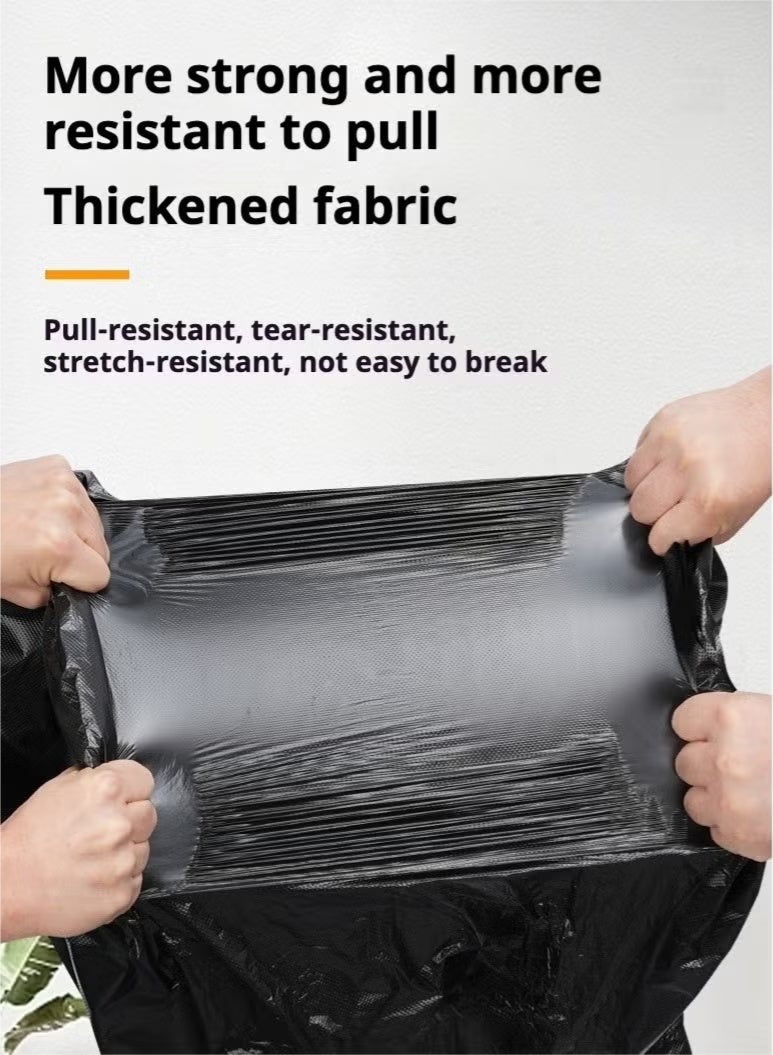 50 Heavy-Duty Black Trash Bags, 27.5“ x 35.4” (70 x 90 cm), Leak-Proof and Puncture-Resistant Thick Trash Bags, Trash Can Liners, Extra Heavy-Duty High-Strength Trash Bags, Leak-Proof and Durable Bags - Image 4