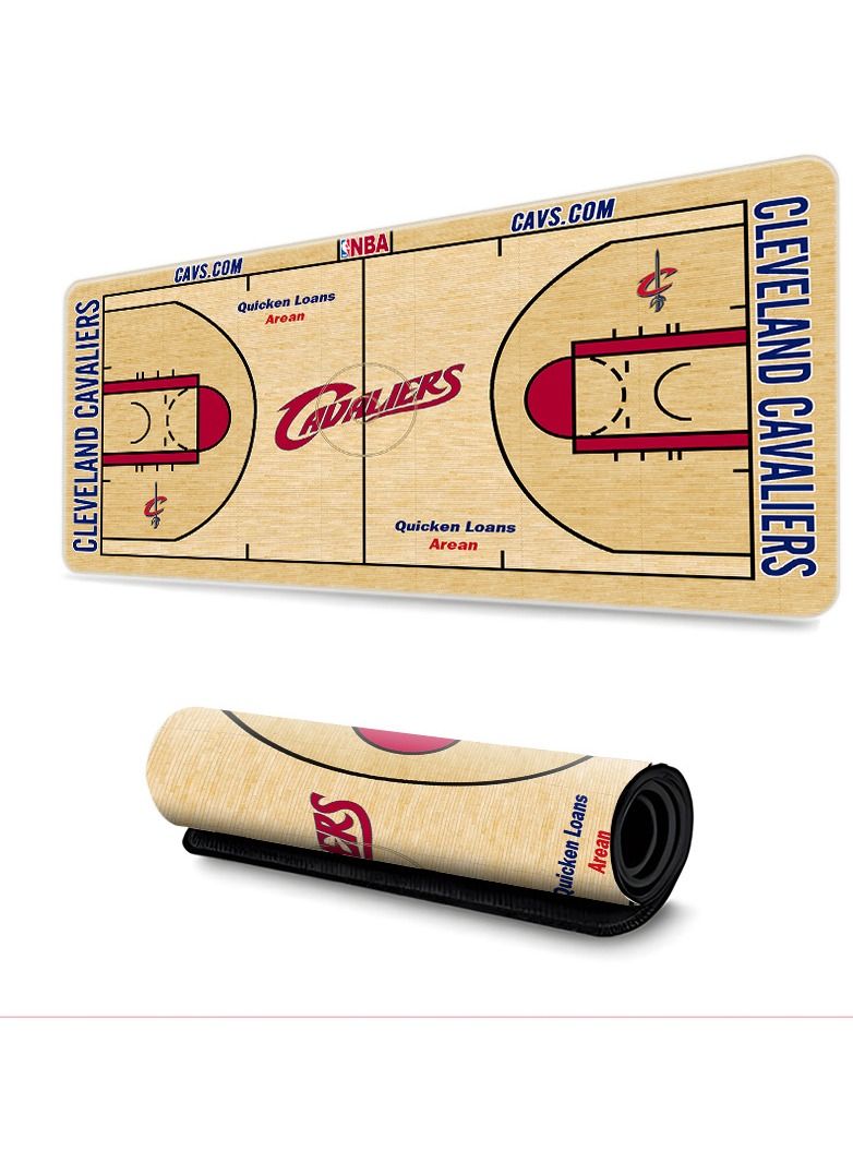Oversized NBA Basketball Court Mouse Pad 300*700*3mm - Image 1